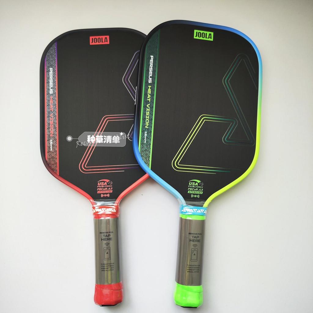 Pro Pickleball Paddle Jola Perseus Heat Vision 16mm Honeycomb Core Carbon Surface Spin Control Outdoor Indoor Sports