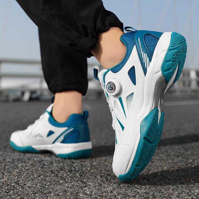 New Men's Professional Badminton Sneakers Outdoor Comfortable Quick Strap Volleyball Training Shoes Men's