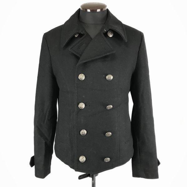 PPFM/Short Pea Coat/Men’s M/Black/Center Vent