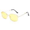 Metal fashion high-end sunglasses men's sunscreen sunglasses women's folding sense of radiation protection experts explosion