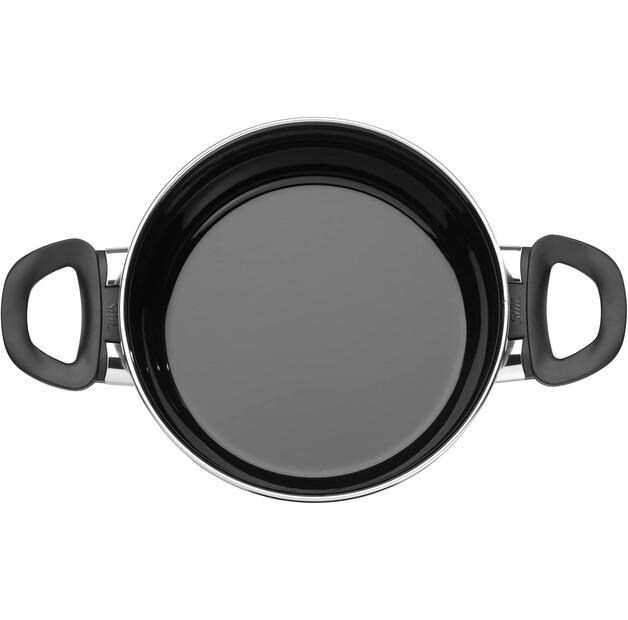 Кастрюля для мяса WMF Silit Modesto, 20 см, чёрная (21.0230.3220)