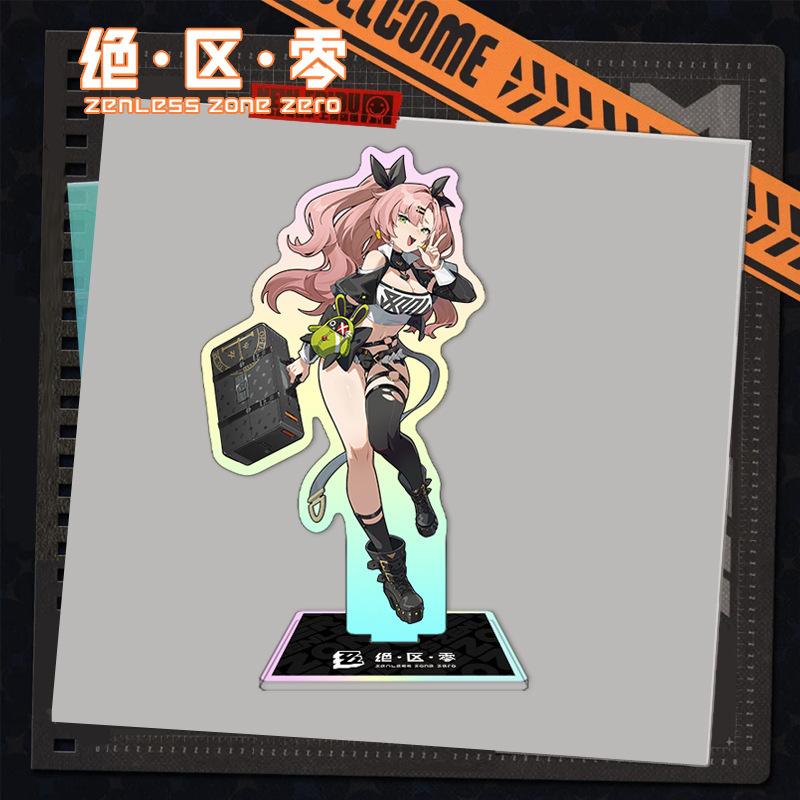 Zenless Zone Zero Nicole Demara Zhu Yuan Anime Acrylic Stand Sign Ellen Joe Ben Bigger Collect Desktop Decoration Keychain Gifts