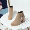 Fashion Heeled Ankle Boots for Women Autumn Winter Round Toe Booties Chic and Elegant Fashion 2025 Warm Woman Short Shoes On Promotion