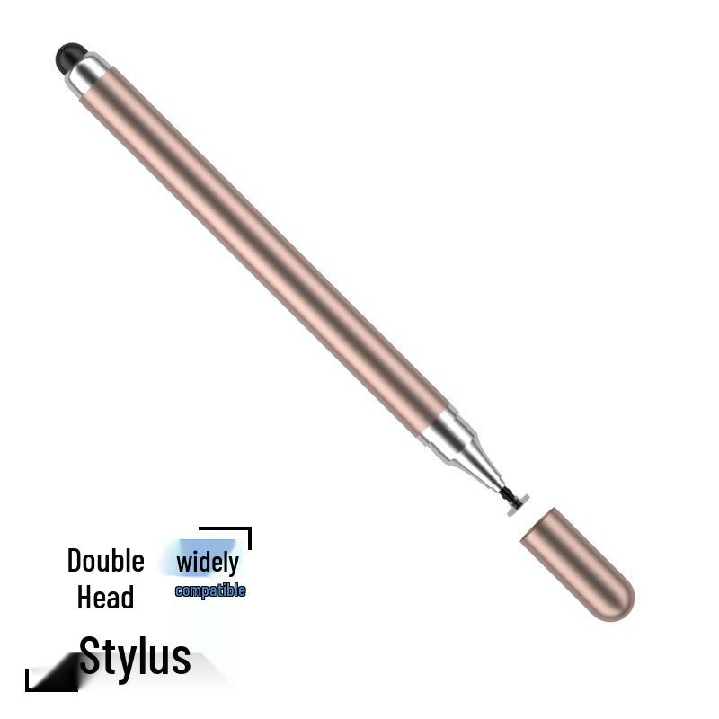 Dual-Purpose-Stift: Doppelspitzen-Kapazitiver Stift mit Scheiben-Silikonspitze für Videobearbeitung, Malen und Fotobearbeitung auf Mobilgeräten und Tablets
