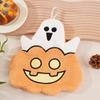 Ultra Absorbent Pumpkin Hand Towels Coral Fleece Ghost Pirate Towel  Party Decorations