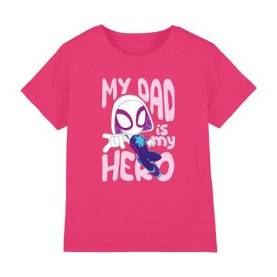 Spidey i jego niesamowici przyjaciele Dziecięca/Dziecięca Koszulka Tata Bohater Spider Gwen