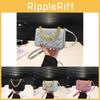 Fashionable Street Style Small Square Handbag Versatile Shoulder Bag In Soft Colors