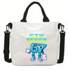 Steal a Brainrot 67 Printed Student Crossbody Bag Casual Canvas Shoulder Bags