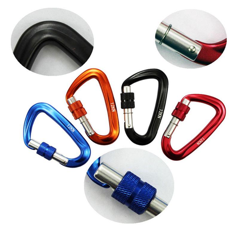Aluminium-Federclip Karabinerhaken zum Klettern Quickdraw Ausrüstung 12KN Aluminium-Federclip Karabinerhaken zum Klettern Quickdraw Ausrüstung 12KN