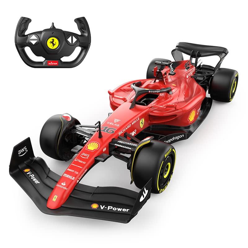 Rastar 1:12 Ferrari F1-75 Remote Control Model Car, Ferrari F1 RC Boys Adult Racing Car, 2022 F1 Challenger, 2.4G