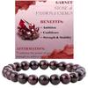 Regali Festivi Bracciale con Perle di Apatite Blu Pietra Naturale Gioielli alla Moda Rilassanti Per Uomo e Donna Accessorio Semplice Versatile per l'Uso Quotidiano