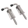 2 stuks 5,04 inch 304 Roestvrij Staal Deurveerbelaste Pinnen voor Deuren Kasten Ladekasten Heavy Duty