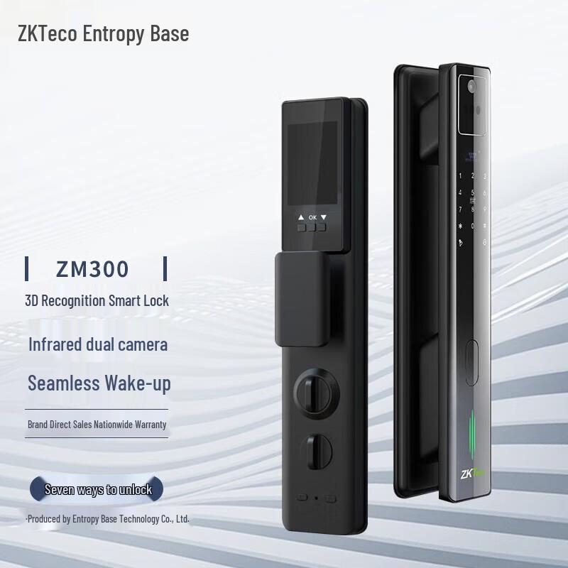 ZKTECO ZM300 Facial Recognition Smart Door Lock