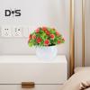 Fake Potted Plant Realistic Durable Artificial Bonsai Ornament for Home Office Patio Desktop Decoration