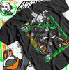 Anime Anby Demara Zenless Zone Zero Graphic Black Tshirt Size S4xl