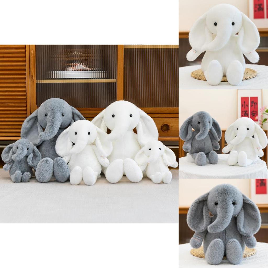 Elephant Sleep Companion Plush Doll For Children With Soft Fiber Filling