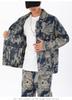 2025 Spring & Autumn Unisex High-End Jacquard Denim Jackets - American High Street Style