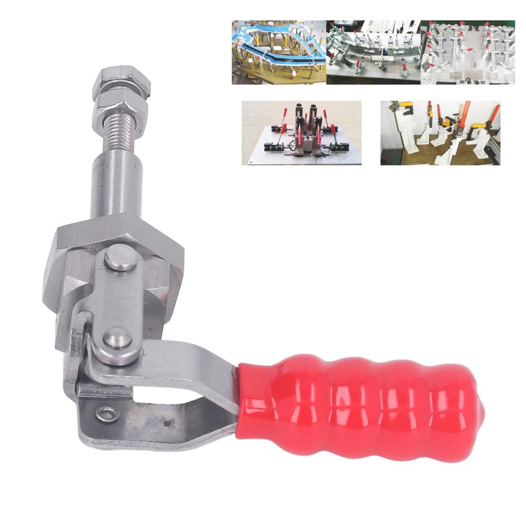 Plunger Stroke Toggle Clamp Toggle Clamp Push Pull Quick Release Stainless Steel Plunger Stroke 91kg Holding Force Toggle Clamp