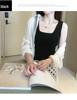 Women's Summer Sleeveless Black Knit Tank Top - Sexy Base Layer & Trendy Outerwear