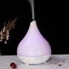 Wood Grain Aroma Diffuser & Humidifier - 400ML, Seven-Color LED