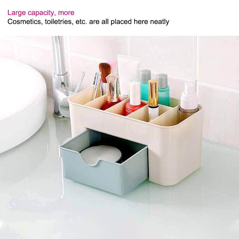 Neglelakk Oppbevaringsboks Beholder Bomullspinne Oppbevaringsboks Tilbehør Rengjøring Skrivebordsverktøy Multifunksjonell Smykkeskrin Kosmetikkoppbevaring