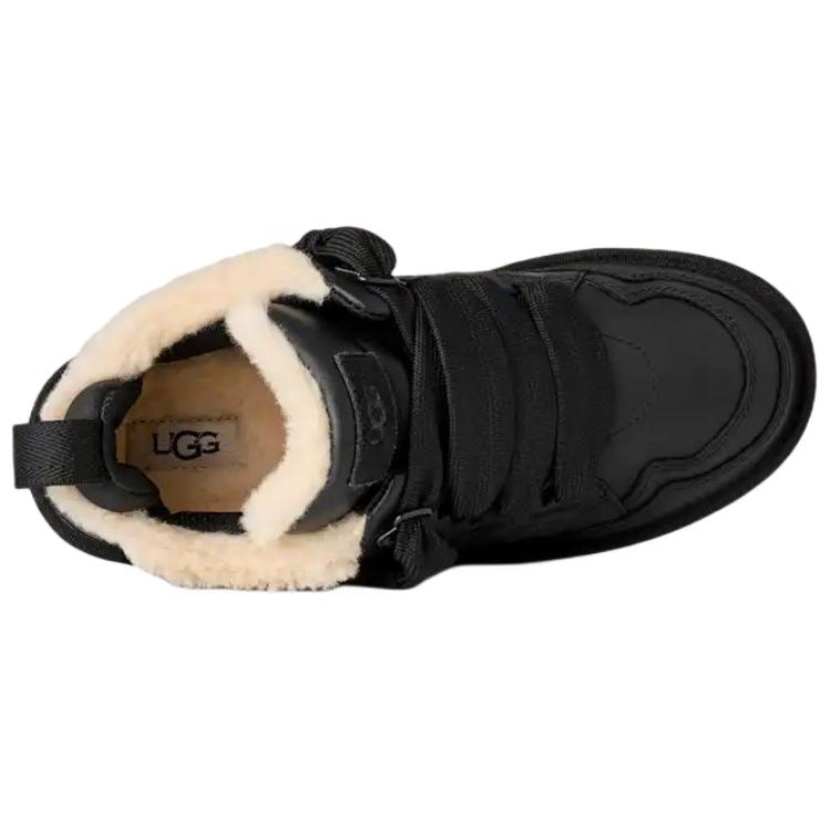 UGG Lowmel Leather Low top Casual Shoes Women's Black 1171537-BLK