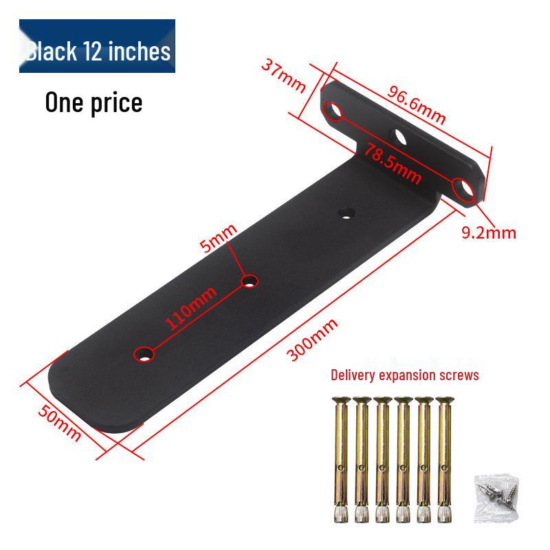 Invisible Heavy-Duty Wall Mount Shelf Bracket - Triangle Support (150/200/250mm)
