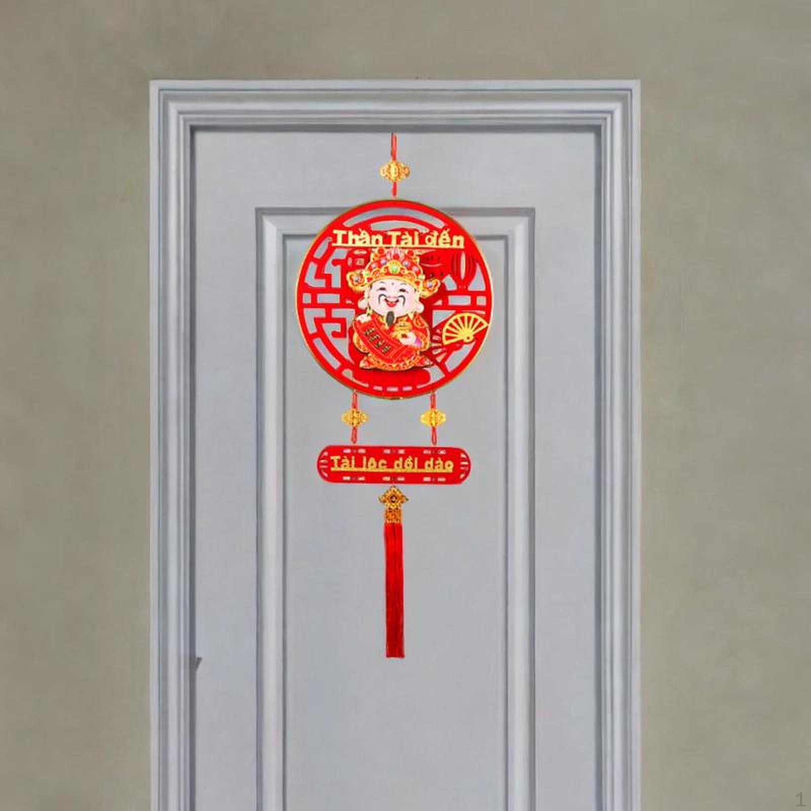 

Подвеска «Бог богатства с качающейся головой» Цай Шэнь, украшение для входной двери на год Style C