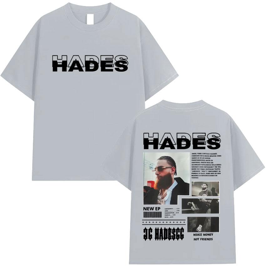 Hades66 New Album Hip Hop Rapper TShirts Y2K High Quality 2025 Cotton Pop Tee Shirt Mens Short Sleeve Casual Clothes Streetwear