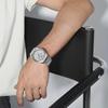 Stainless Steel Men's Wristwatch Waterproof Simple Fashion with Night Glow Pointer Calendar Display Male Watches