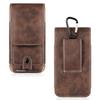 Camping Wallet Pouch Cards Holder Multifunctiona Waist Bag Leather Phone Case Bum Bag Flip Pockets
