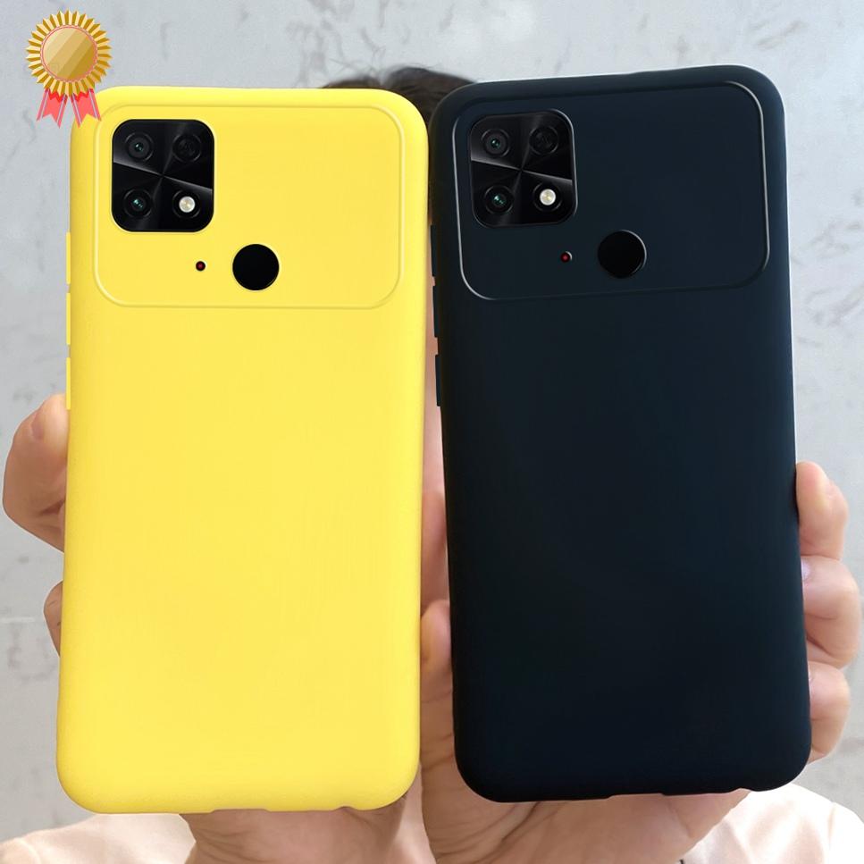 Für Xiaomi Poco C40 Hülle Einfarbige Flüssigsilikon Stoßfeste TPU Weiche Hüllen AUF Xiaomi Poco C40 C 40 Rückabdeckung Stoßstange Fundas