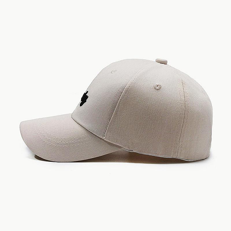 Sweet Peachy Letter Embroidery Baseball Hat For Women Korean Girl Peaked Cap Outdoor Soft Cotton Snapback Sun Visors Hat