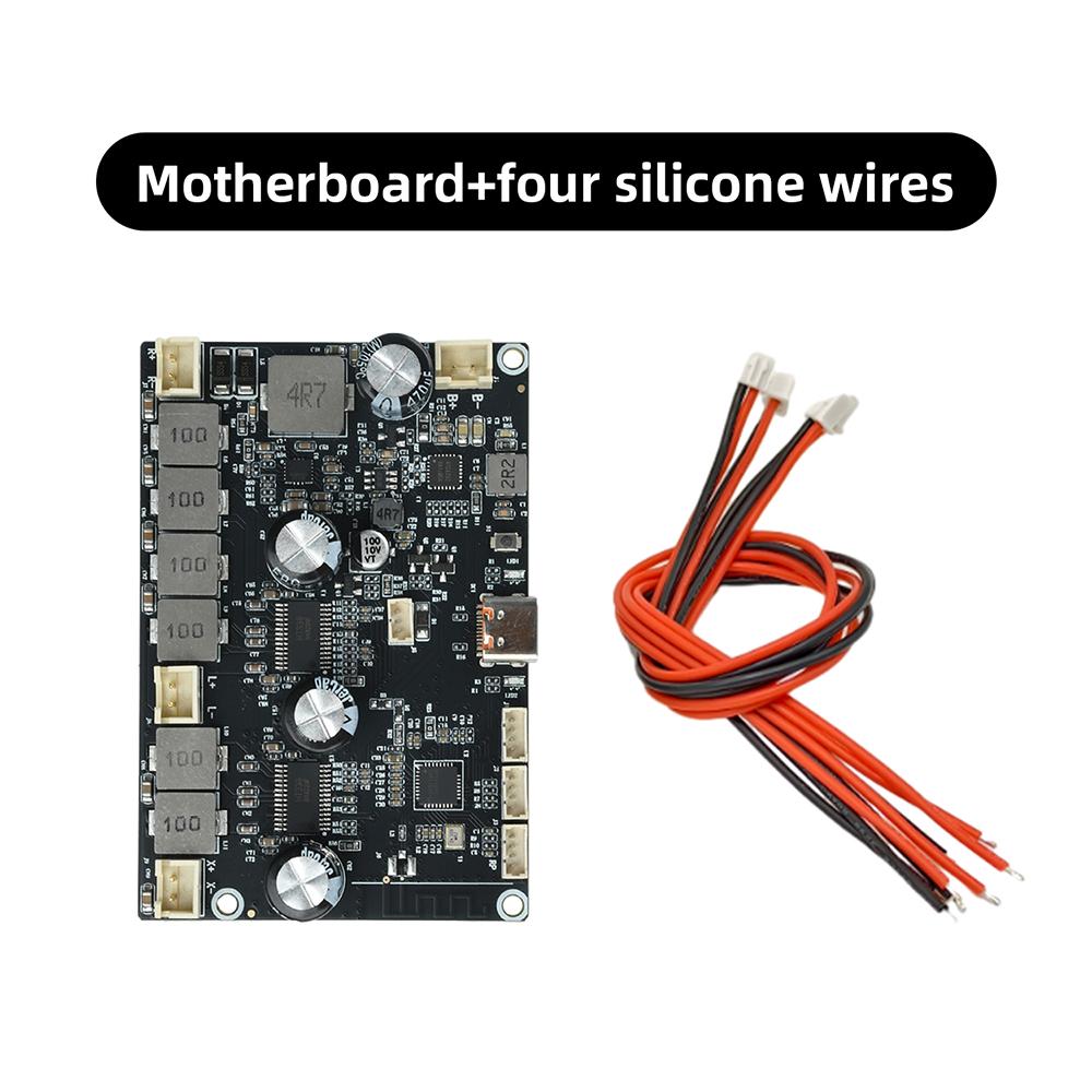 3S Battery Charging Boost Bluetooth Amplifier Module 2.1 Channel 43W Subwoofer Low Power TWS Auto Shutdown Type C Audio Amplifie