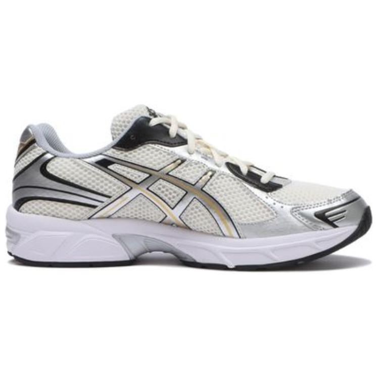 Asics Gel 1130 Cream Black Silver Unisex Sneakers Pure-Silver 1203A582-100