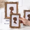 Antique Ornate Square Photo Frame for Tabletop Wall Display,Retro Picture Frame,Decorative Photo Frame Home Decors
