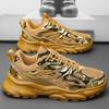 Fashion Spring Gold Sports Shoes Breathable Casual Sneakers Men Comfort Platform Men's Sneakers Large Size 46 Chaussure Hommes