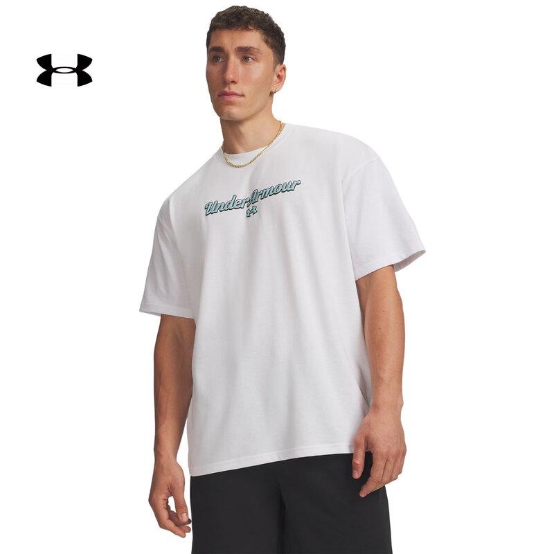 

Under Armour UA Wordmark Men s Heavyweight Short Sleeve T-Shirt S