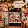 Ruffle Edge Christmas Cabinet Curtain Pastoral Style Kitchen Stove Cover Skirt  Kitchen