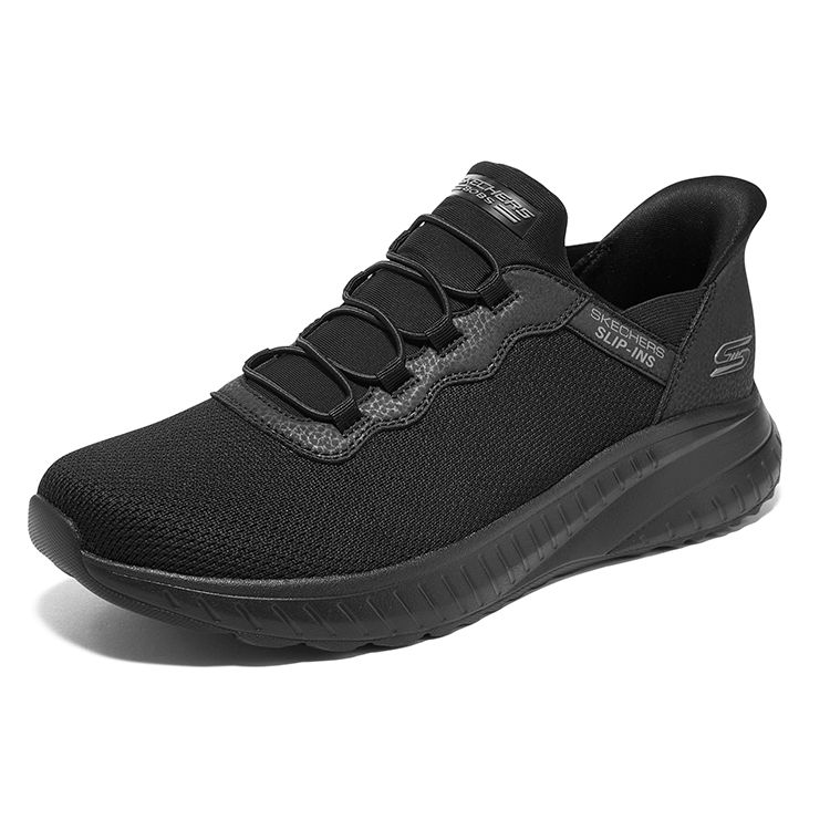 Skechers Slip-Ins Comfortable Versatile Durable Lightweight Low-Top Casual Shoes Men Sneakers Black 118300-BBK