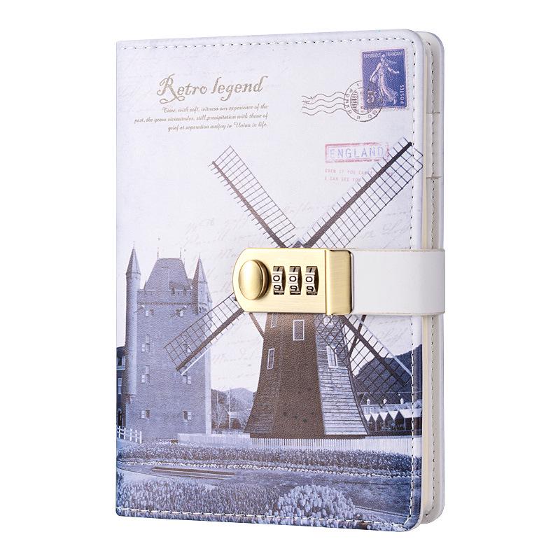 Password-Locked Diary & Journal Planner - Thick Pages, Ideal Gift
