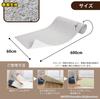 Sanko Hallway Mat Carpet Water Repellent Deodorizing Made In Japan Just Place and Adhere Long Mat 60 X 600 Cm Light Gray KP-42