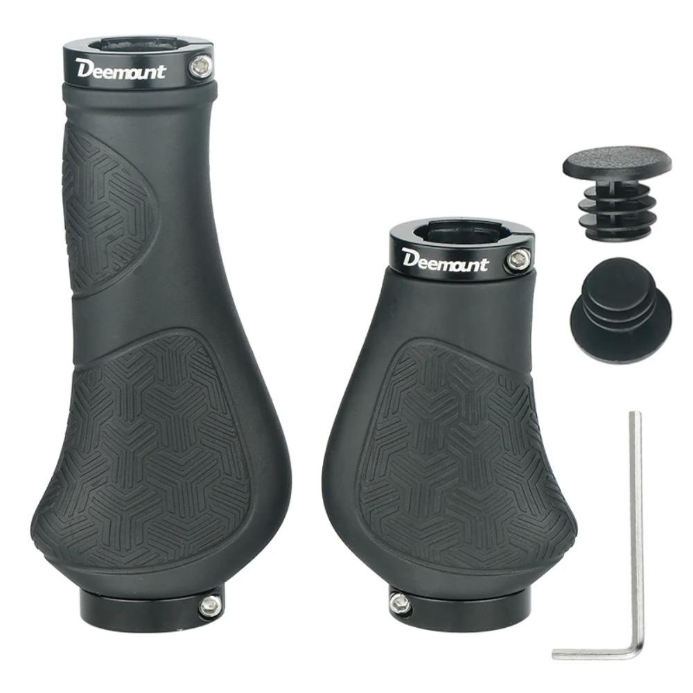 

Black Bicycle Handlebar Grips 133mm 93mm Bicycle Parts Durable Bike Handle Grip Long Short