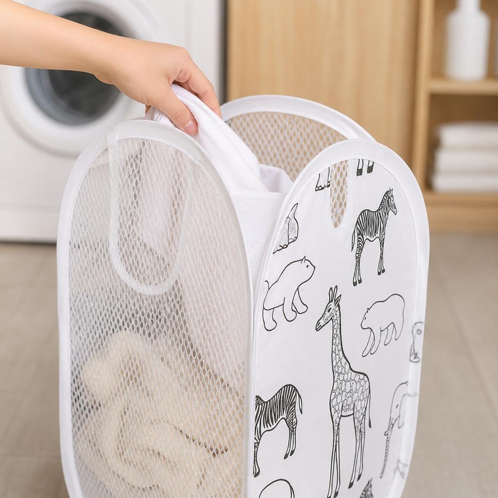 Giraffe Basket, Large Capacity Clothes Hamper for Bathroom Bedroom, Storage for