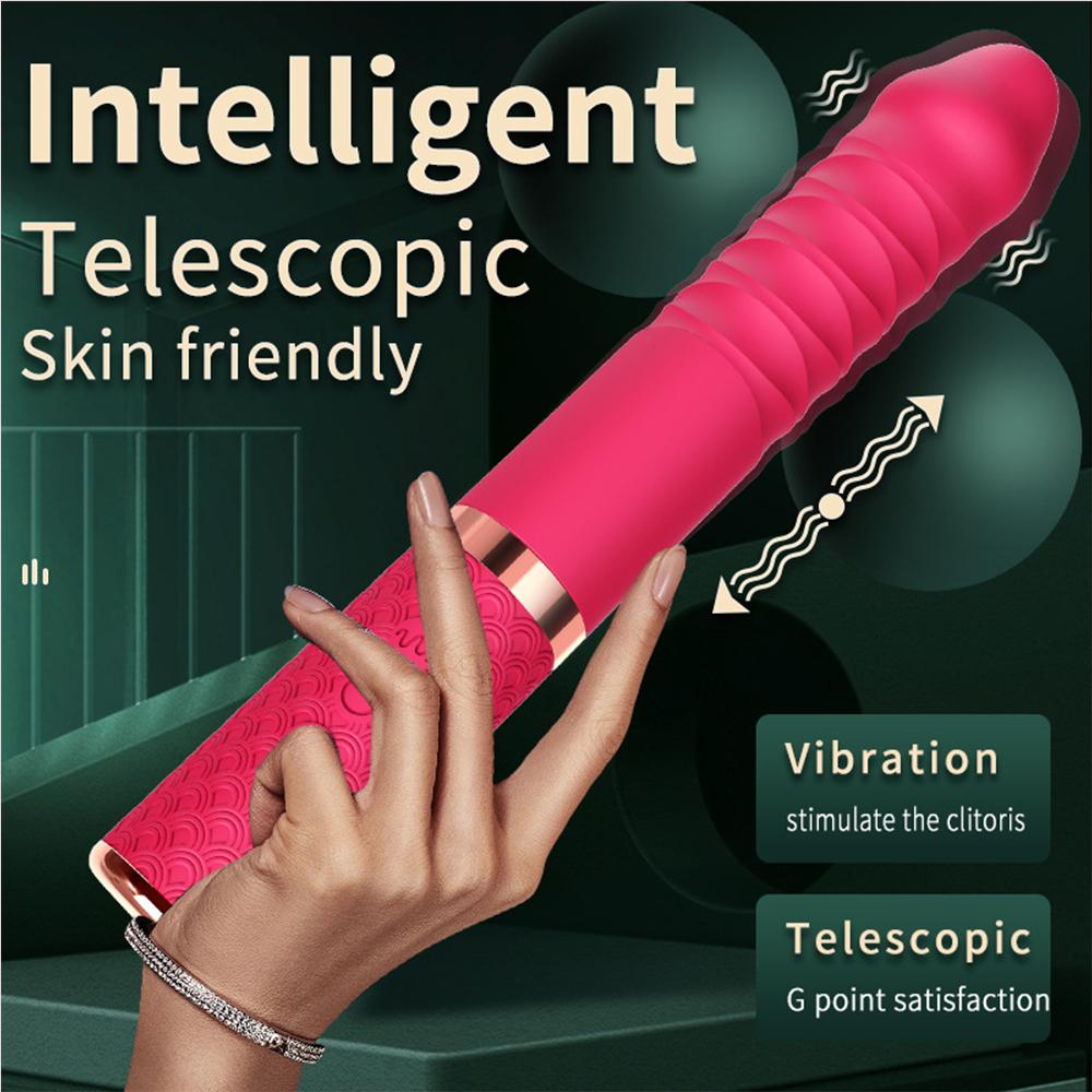 Mașină automată vibrator vibrator retractabil Jucării sexuale feminine Masturbare vaginală feminină Penis Stimularea clitorisului punct G
