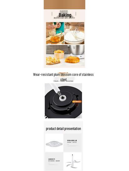 Electric 304 Stainless Steel Meat Grinder & Multifunction Kitchen Machine for Dough, Garlic Paste, and Vegetable Chopping.