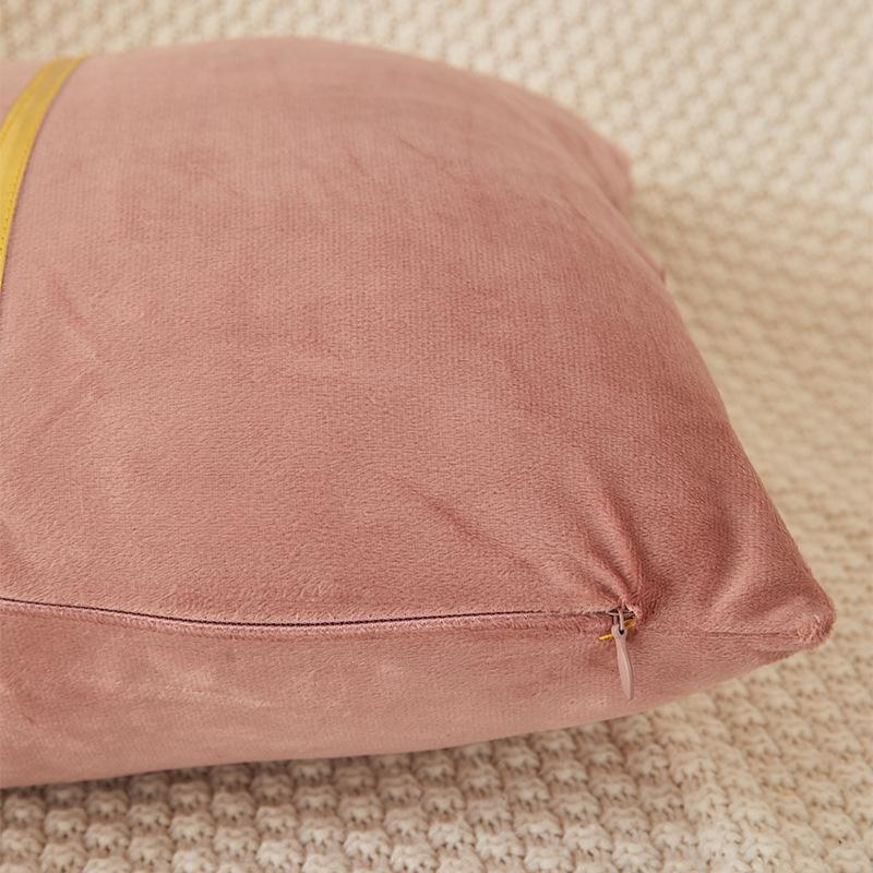 Elegant Sofa Pillowcase Party Atmosphere Pillow Cover Velvet Pillow Cover  for Room Sofa Decor Soft Solid Dyed for Bed