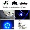 Bright Multicolor Motorcycle Car Tire Valve Cap Lights With Sensory Shock Wheel Accessories