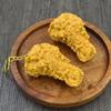 Legs Chicken Nuggets Fried Chicken Key Rings Key Chains Imitation Food Keychains Food Pendant