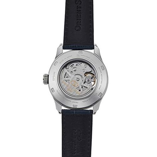 [Orient Star] Automatic Men's Watch, Semi-Skeleton, Made In Japan, Open Heart Design, 2-Year Domestic Warranty, Model RK-AT0006L, Navy Blue